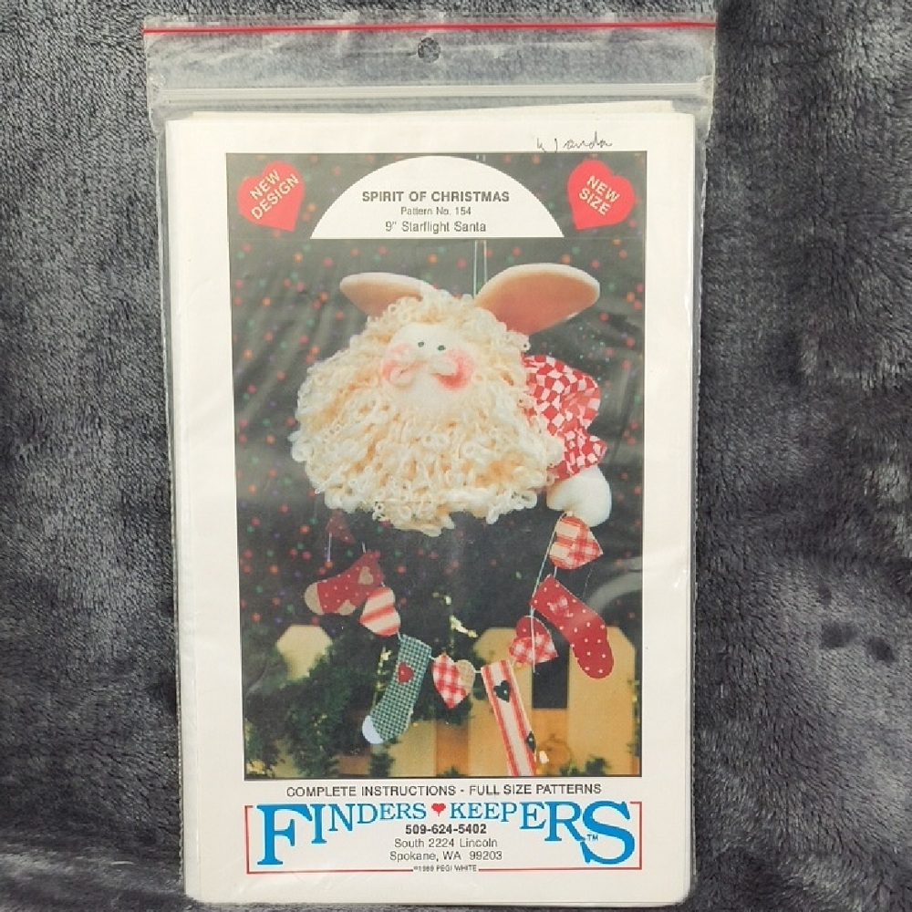 Finders Keepers Starlight Santa with Red and White Accents